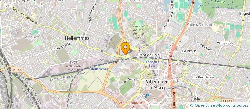 localisation de l'entreprise LES HOUCHES à LILLE