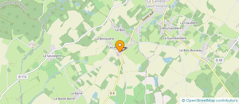 localisation de l'entreprise LES HOUILLERES  SAINT-LAURENT-DE-LA-SALLE