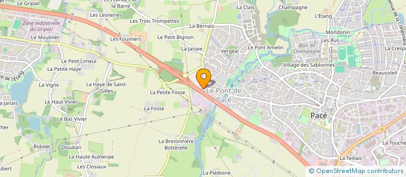 localisation de l'entreprise LES HOUIS à PACE