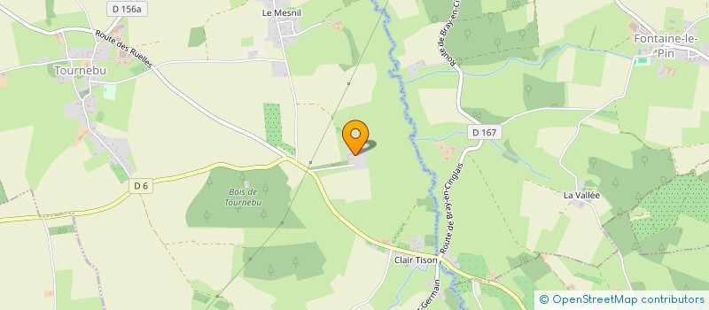 localisation de l'entreprise LES HOULLES IMMOBILIER  CESNY-LES-SOURCES