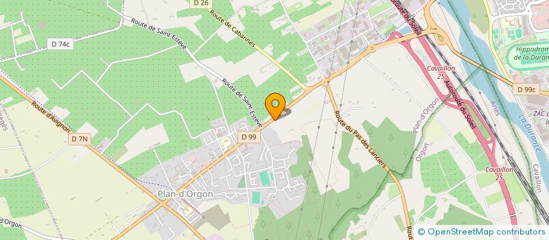 localisation de l'entreprise LES HUCHIERS DE PROVENCE à PLAN-D'ORGON