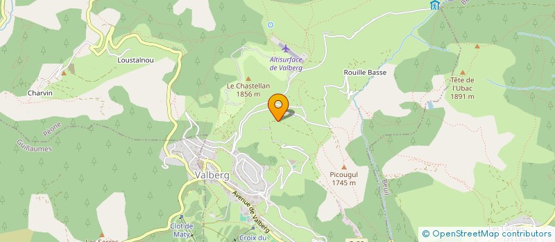 localisation de l'entreprise LES HUERRIS  PEONE