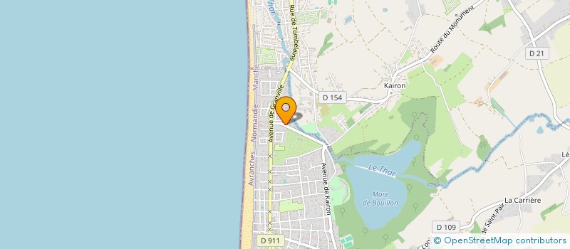 localisation de l'entreprise LES HUGUENANTS  JULLOUVILLE