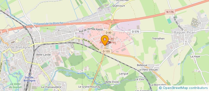 localisation de l'entreprise LES HUILES DE SAINT MALO à DOL-DE-BRETAGNE