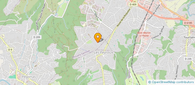 localisation de l'entreprise LES HUILES DU SOLEIL à MOUANS-SARTOUX