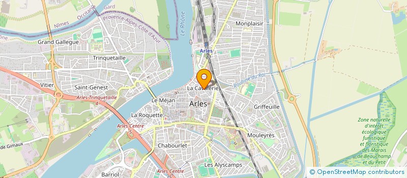 localisation de l'entreprise LES HUILES ESSENTIELLES DE LA MEDITERRANEE ET LA CUISINE PROVENCALE à ARLES