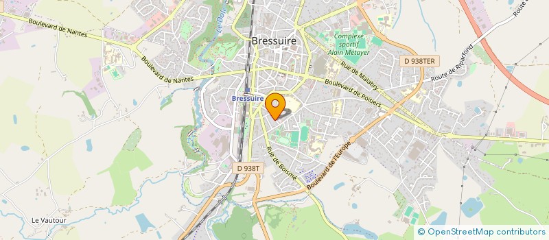 localisation de l'entreprise LES HUIT ROCHERS  BRESSUIRE