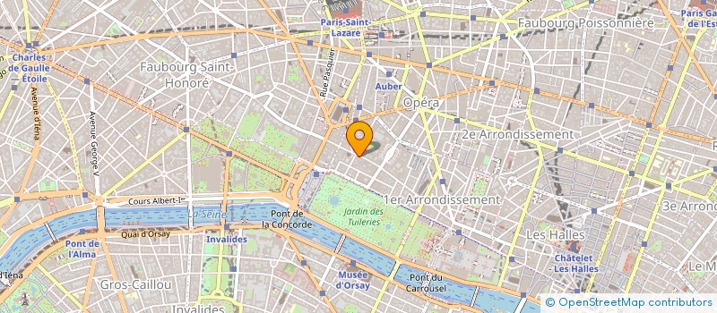 localisation de l'entreprise LES HUIT TRESORS  PARIS