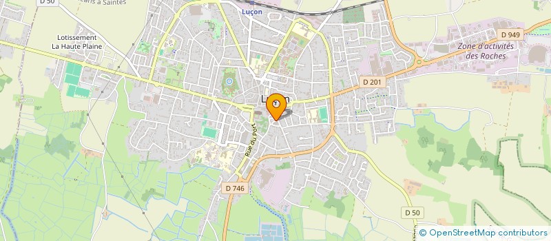 localisation de l'entreprise LES HUITANTS à LUCON