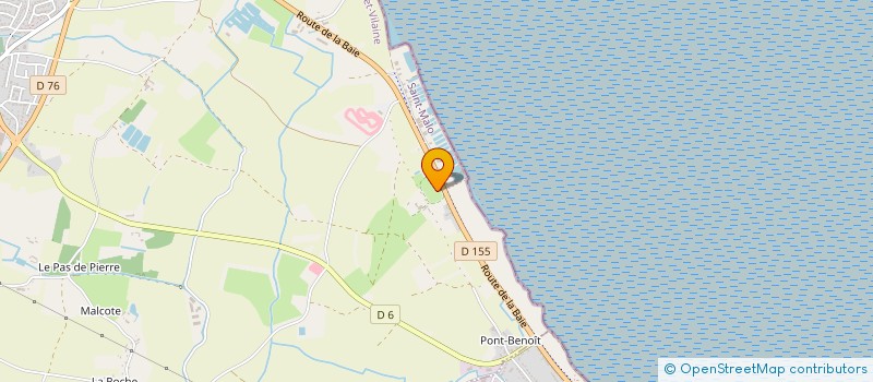 localisation de l'entreprise LES HUITRES DE FRANCE à SAINT-MELOIR-DES-ONDES