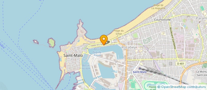localisation de l'entreprise LES HUITRES DE KERMOR à CANCALE