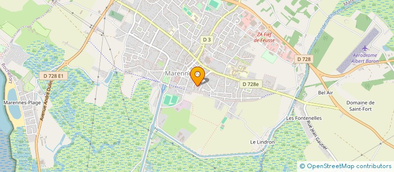 localisation de l'entreprise LES HUITRES DE MIMI CHEZ FLO  MARENNES-HIERS-BROUAGE