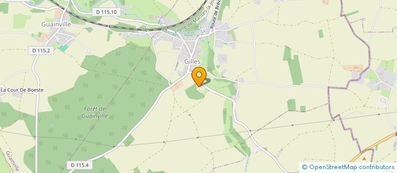 localisation de l'entreprise LES HUITS ARPENTS à GILLES