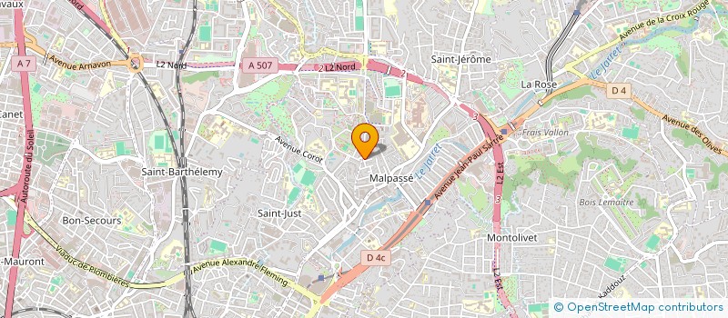 localisation de l'entreprise LES HUITS VENTS à MARSEILLE 13EME