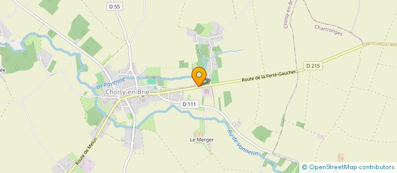 localisation de l'entreprise LES HULOTTES DE MEILLERAY  MEILLERAY