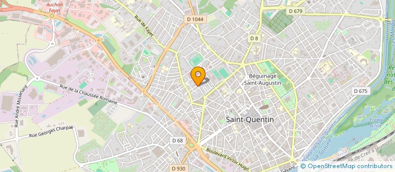 localisation de l'entreprise LES HURLEURS à SAINT-QUENTIN
