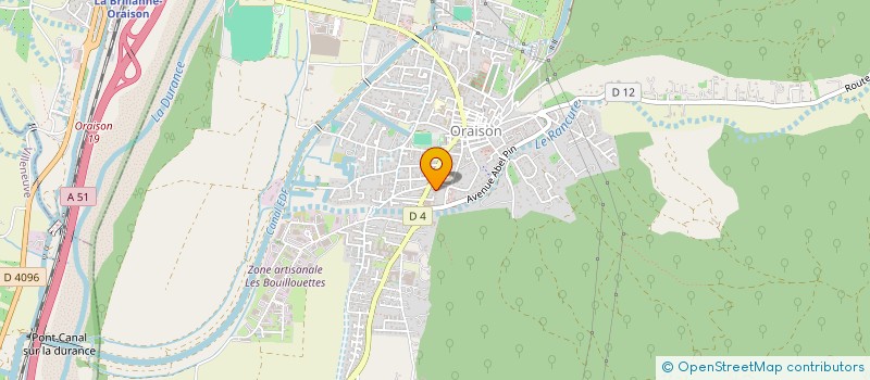 localisation de l'entreprise LES HURLUS  ORAISON