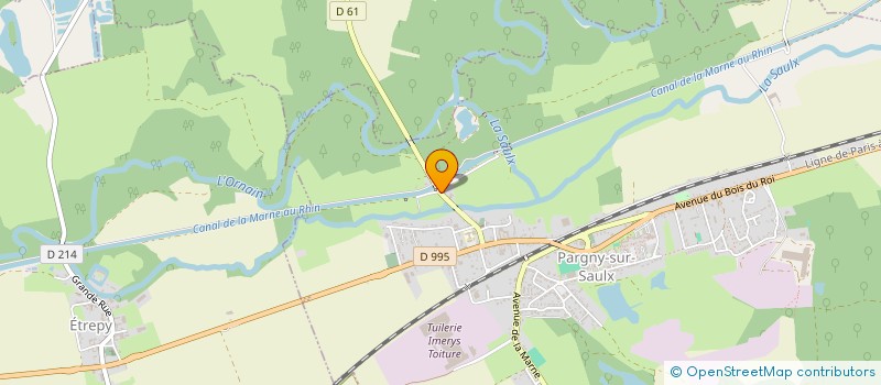 localisation de l'entreprise LES HUS  PARGNY-SUR-SAULX