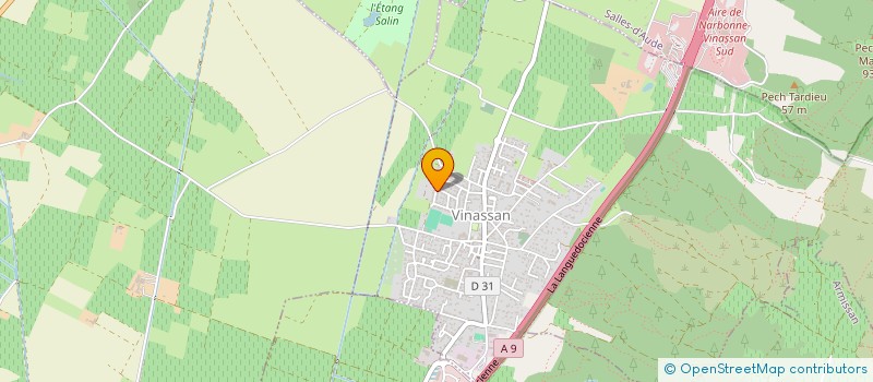 localisation de l'entreprise LES HUSKY SPRINTEURS  VINASSAN