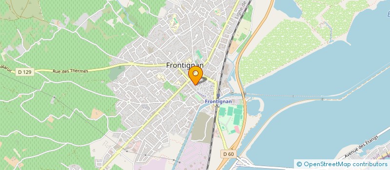 localisation de l'entreprise LES HUTS à FRONTIGNAN