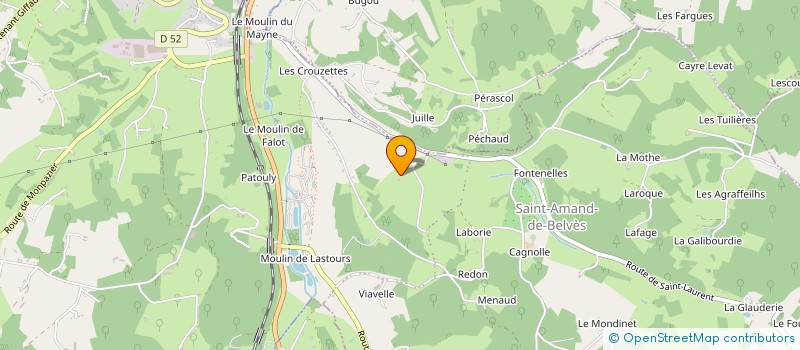 localisation de l'entreprise LES HYACINTHES FM à PAYS DE BELVES