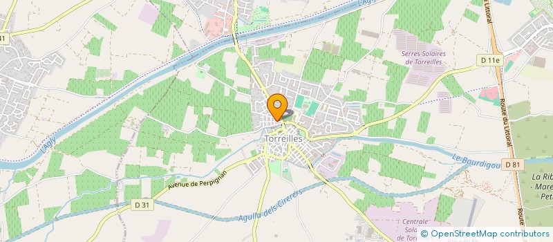 localisation de l'entreprise LES HYBRIDES II  TORREILLES