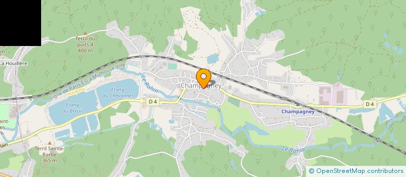 localisation de l'entreprise LES HYDRAVIONS DES BALLASTIERES - HYDROBASE SYLVAIN KEISER  CHAMPAGNEY