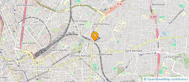 localisation de l'entreprise LES HYPERBOREENS à MARSEILLE 4EME