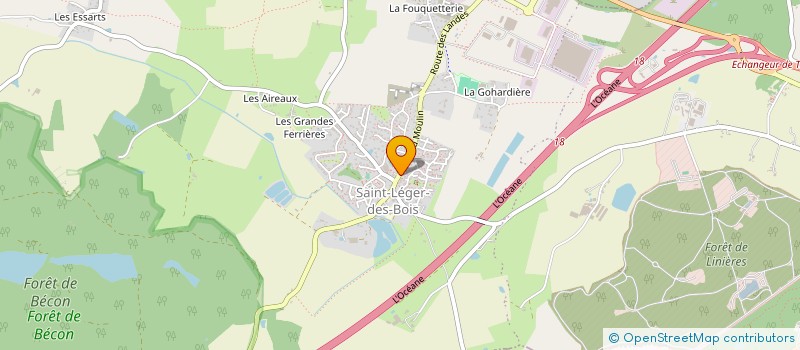 localisation de l'entreprise LES I'RAID'UCTIBLES à SAINT-LEGER-DE-LINIERES