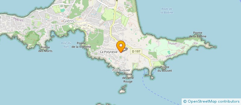 localisation de l'entreprise LES IBIS à HYERES