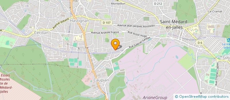 localisation de l'entreprise LES IBIS  SAINT-MEDARD-EN-JALLES