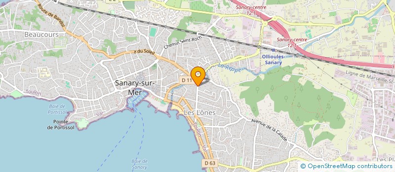 localisation de l'entreprise LES IBIS à SIX-FOURS-LES-PLAGES