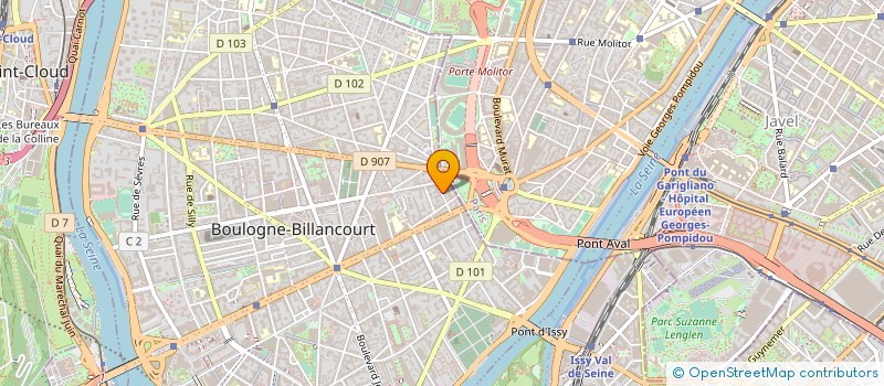 localisation de l'entreprise LES ICARS à BOULOGNE-BILLANCOURT