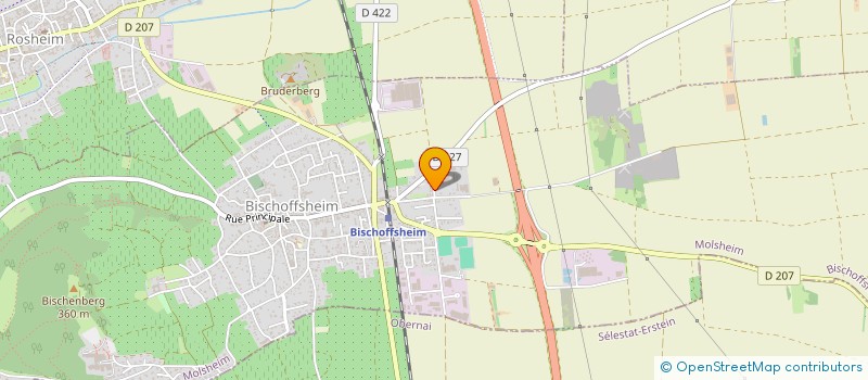 localisation de l'entreprise LES IDE DE BISCHO  BISCHOFFSHEIM