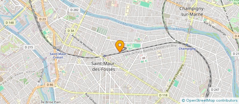 localisation de l'entreprise LES IDEES CLAIRES à SAINT-MAUR-DES-FOSSES