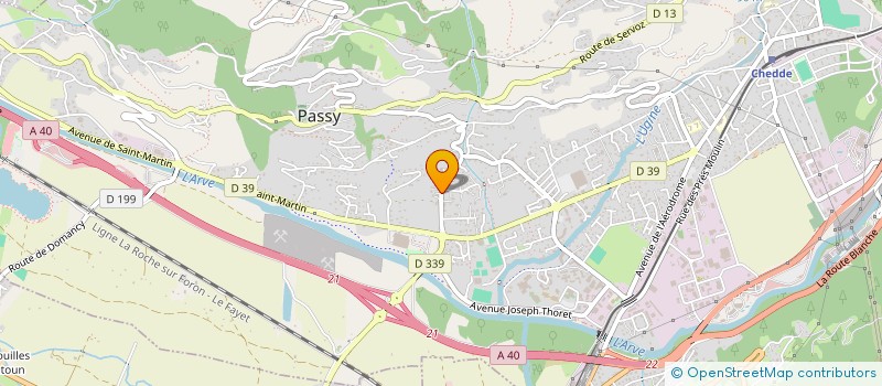 localisation de l'entreprise LES IDEES DE JUSTINE à PASSY
