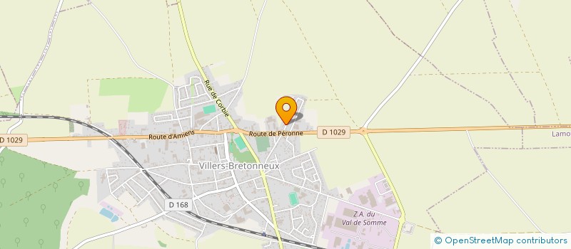 localisation de l'entreprise LES IDEES DE VILLERS à VILLERS-BRETONNEUX