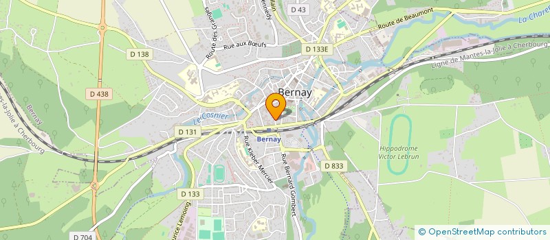 localisation de l'entreprise LES IDEES HEUREUSE à BERNAY