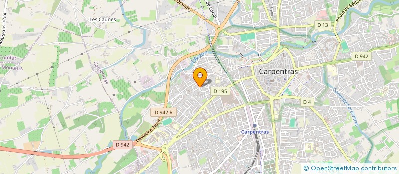 localisation de l'entreprise LES IDEES MUSIC'S à CARPENTRAS