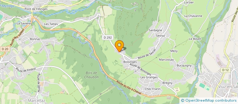 localisation de l'entreprise LES IDEES VOYAGENT  VIUZ-EN-SALLAZ