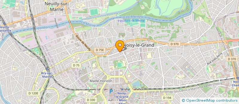 localisation de l'entreprise LES IDEOTISTES  NOISY-LE-GRAND