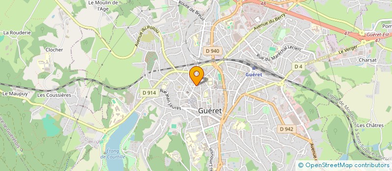 localisation de l'entreprise LES IDIOPATHES à GUERET