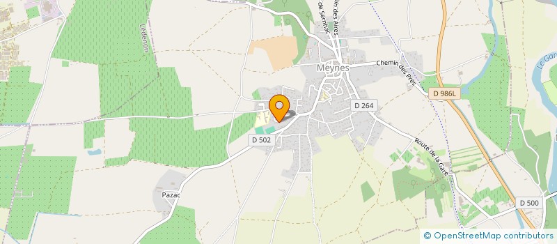 localisation de l'entreprise LES IFS  MEYNES