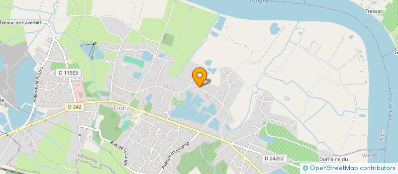 localisation de l'entreprise LES II SEB  IZON