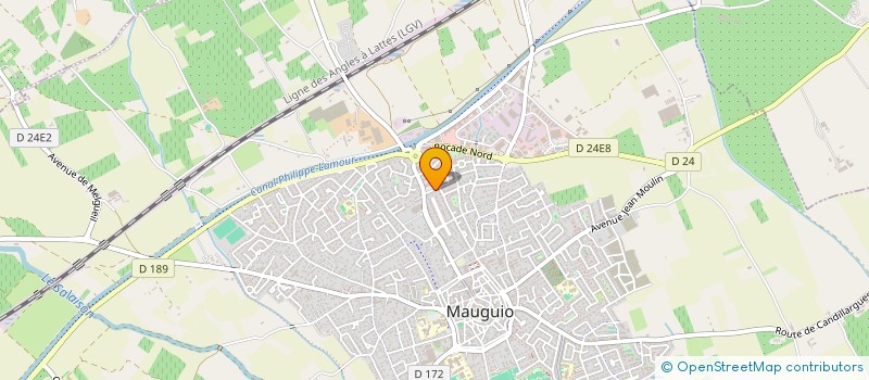 localisation de l'entreprise LES II T  MAUGUIO