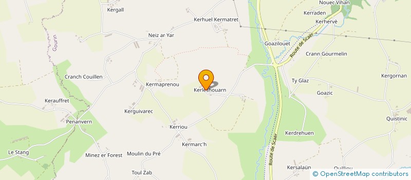 localisation de l'entreprise LES III SITES  GOURIN