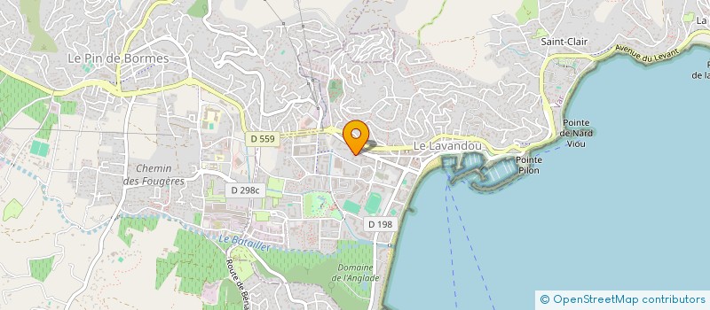 localisation de l'entreprise LES ILAIRES à LE LAVANDOU