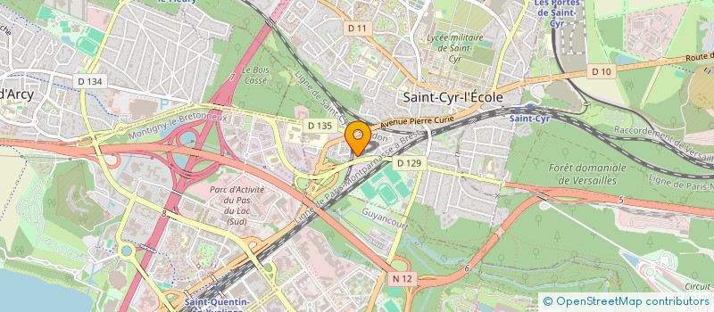 localisation de l'entreprise LES ILATES à SAINT-CYR-L'ECOLE