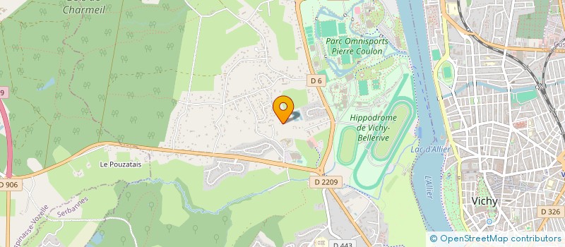 localisation de l'entreprise LES ILES  BELLERIVE-SUR-ALLIER