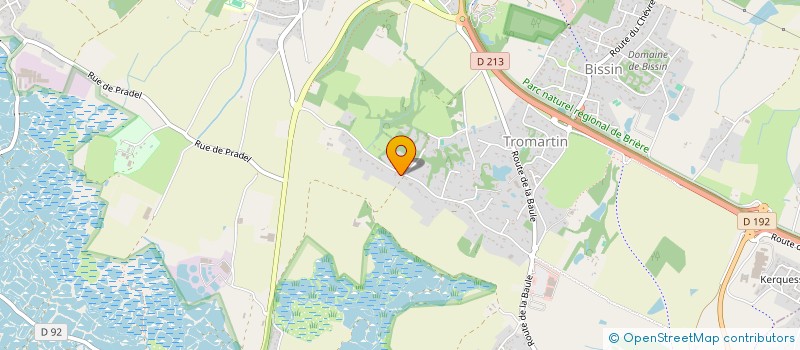 localisation de l'entreprise LES ILES  GUERANDE